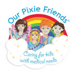 Our Pixie Friends Logo transparent png with tm